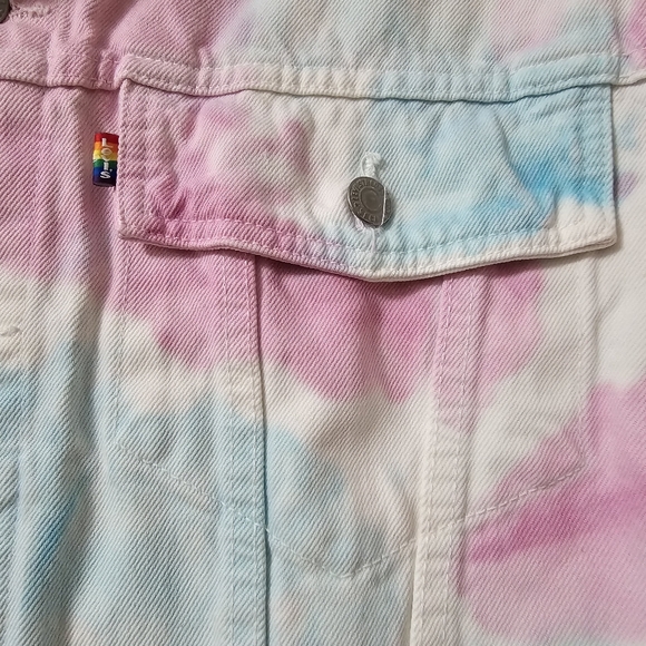 PRIDE Levi's TieDye Jean Jacket - Picture 3 of 7